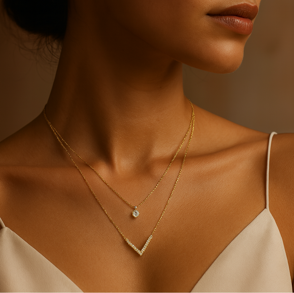 Duovelle - The Gold Vermeil Pendant