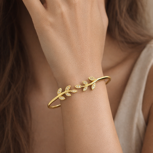 Aurora Leaf Cuff