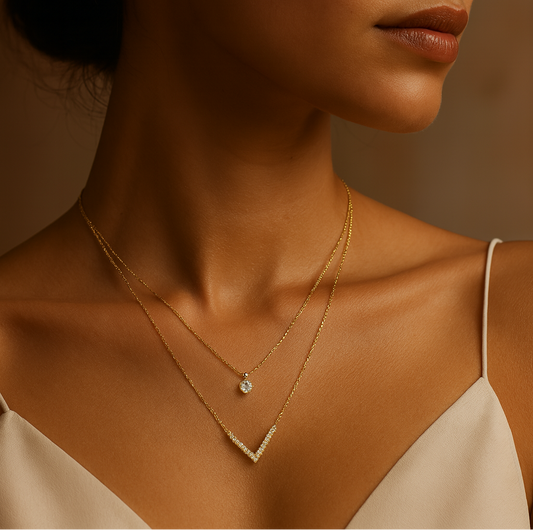 Duovelle - The Gold Vermeil Pendant