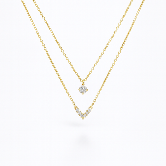 Duovelle - The Gold Vermeil Pendant