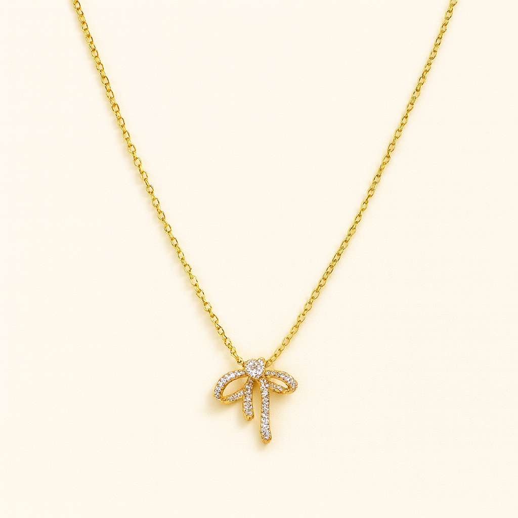 The Dream Bow - Gold Vermeil Pendant