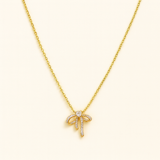 The Dream Bow - Gold Vermeil Pendant