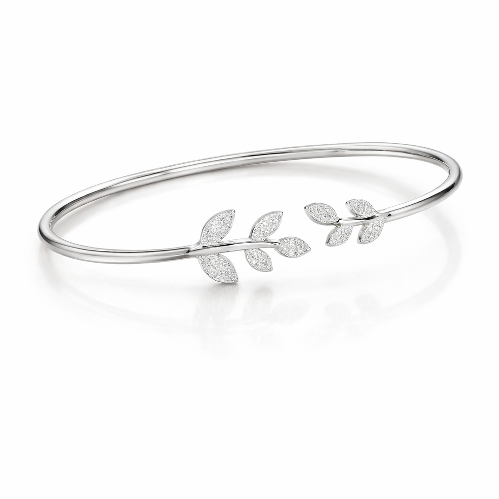 Silver Vine Grace Cuff