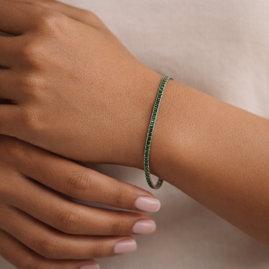 Emerald Line Bracelet