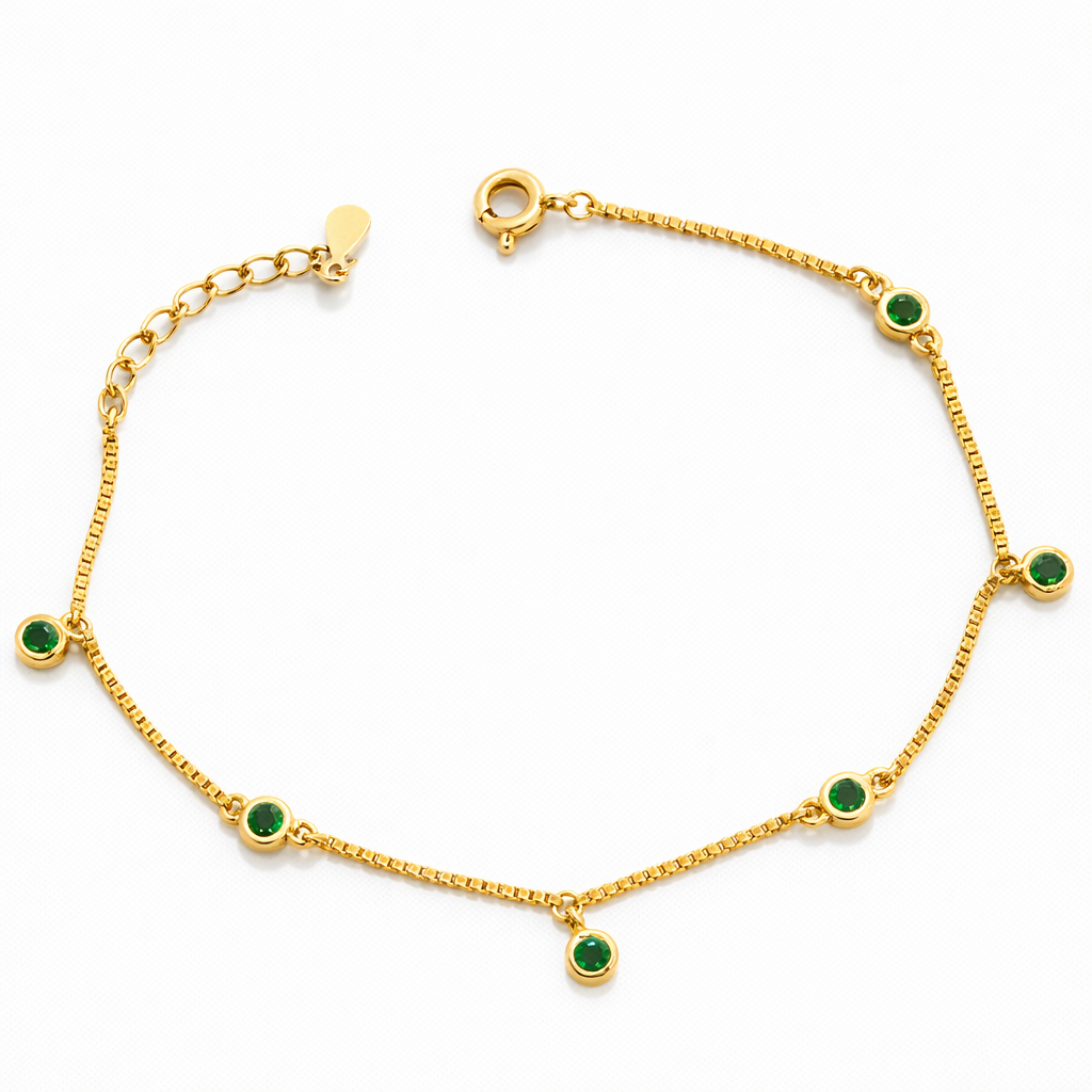 Emerald Drop Bracelet