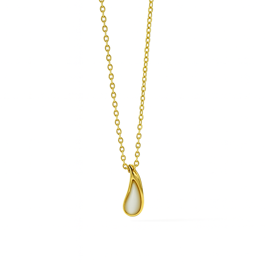 Celeste Pearl Drop Necklace