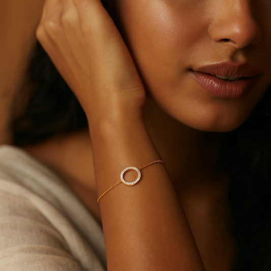Circle Of Radiance - Gold Vermeil Bracelet