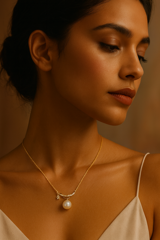 Amara - The Gold Vermeil Pendant