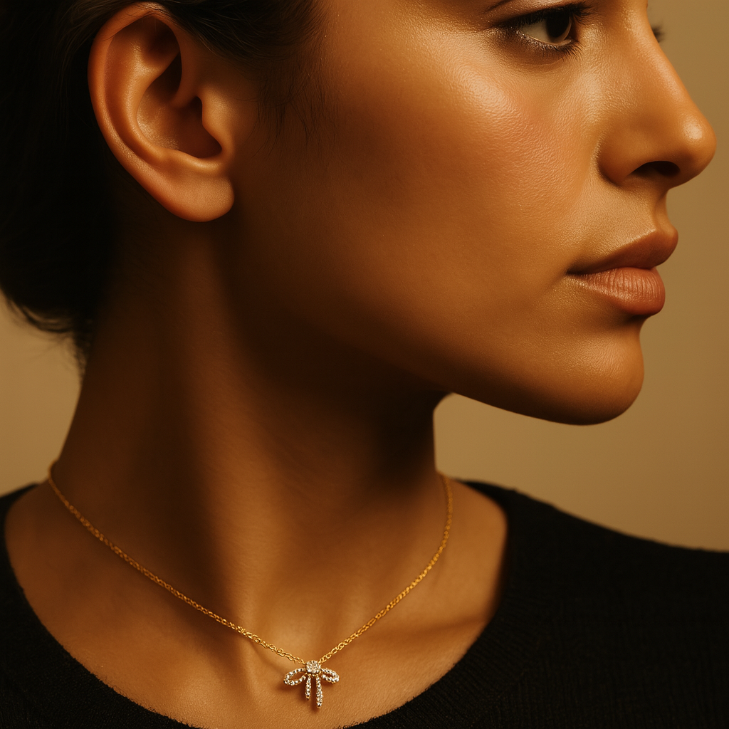 The Dream Bow - Gold Vermeil Pendant