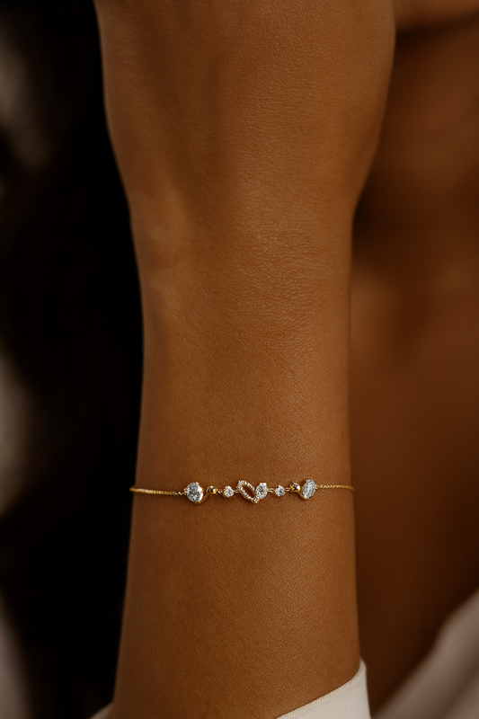 Whisper Of Light Gold Vermeil Bracelet