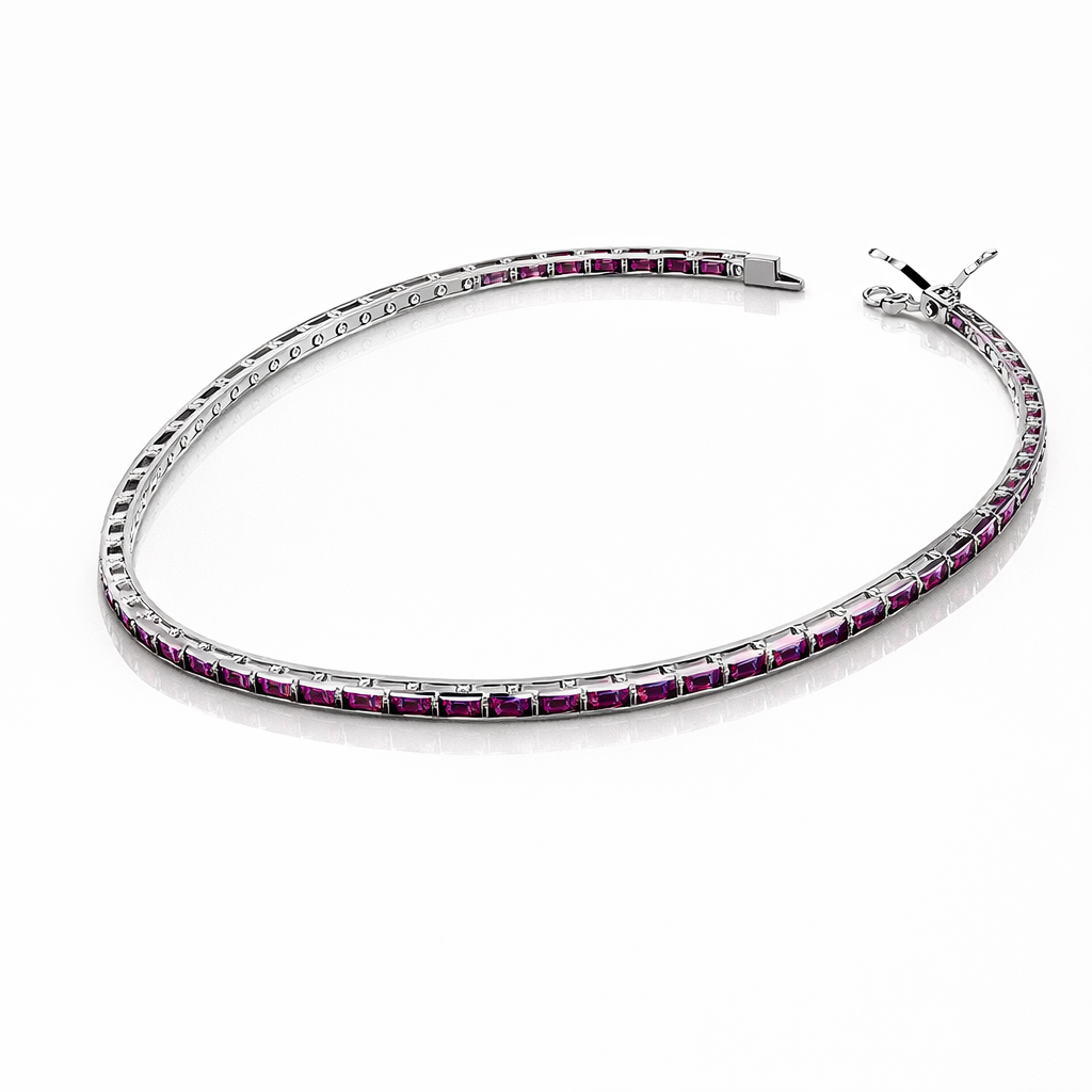 Rosé Violet Line Bracelet