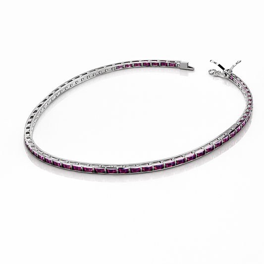 Rosé Violet Line Bracelet